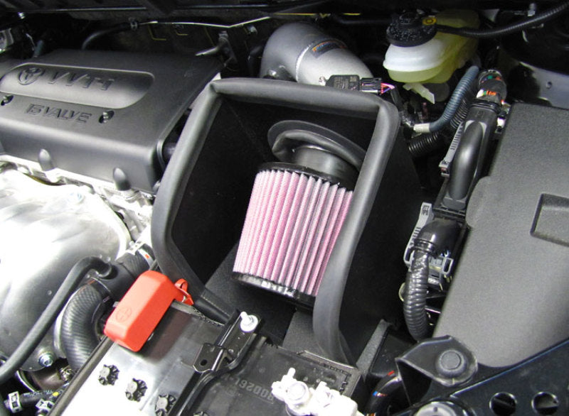 K&N 08-09 Scion xB Silver Typhoon Short Ram Intake K&N Engineering Cold Air Intakes  AXOPROS
