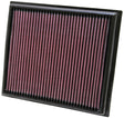 K&N 08-11 Lexus IS F 5.0L Drop In Air Filter K&N Engineering Air Filters - Drop In  AXOPROS