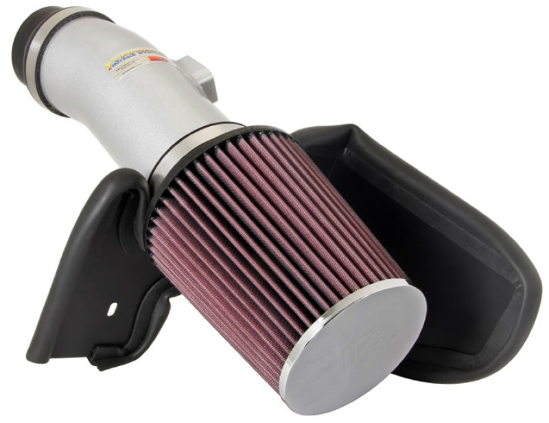 K&N 08 Honda Accord 3.5L-V6 Silver Typhoon Short Ram Intake K&N Engineering Cold Air Intakes  AXOPROS