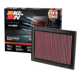 K&N 08 Nissan Sentra 2.5L Drop In Air Filter K&N Engineering Air Filters - Drop In  AXOPROS