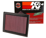 K&N 08 Nissan Sentra 2.5L Drop In Air Filter K&N Engineering Air Filters - Drop In  AXOPROS