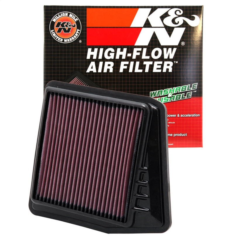 K&N 09-10 Acura TSX 2.4L-L4 Drop In Air Filter K&N Engineering Air Filters - Drop In  AXOPROS