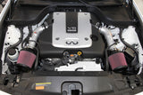 K&N 09-10+Nissan/Infiniti 370z/G37 V6-3.7L Typhoon Intake K&N Engineering Cold Air Intakes  AXOPROS