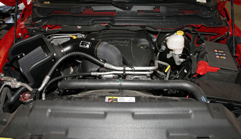 K&N 09-13 Dodge Ram 1500 Pickup 5.7L V8 / 11-13 Ram 1500 5.7L V8 Black Performance Intake Kit K&N Engineering Cold Air Intakes  AXOPROS
