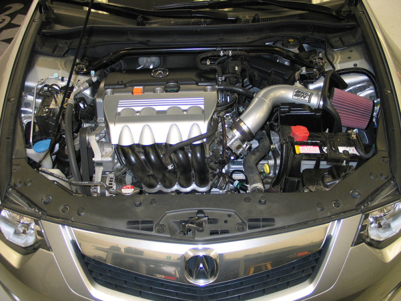 K&N 09 Acura TSX 2.4L Silver Typhoon Intake K&N Engineering Cold Air Intakes  AXOPROS