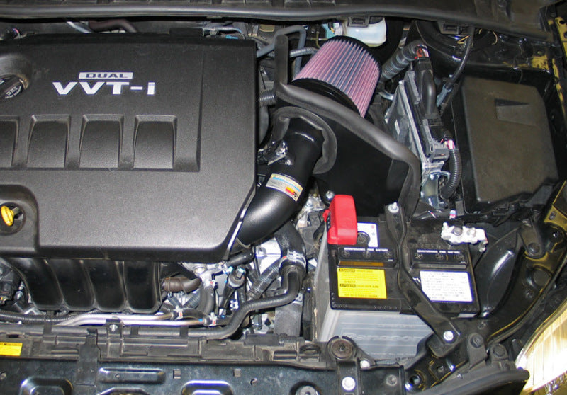 K&N 09 Toyota Corolla L4-1.8L Typhoon Short Ram Intake K&N Engineering Cold Air Intakes  AXOPROS
