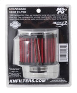 K&N 1 inch ID 3 inch OD 2.375 inch H Rubber Base Crankcase Vent Filter K&N Engineering Air Filters - Universal Fit  AXOPROS
