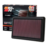 K&N 10-11 Acura MDX/ZDX 3.7L Drop In Air Filter K&N Engineering Air Filters - Drop In  AXOPROS
