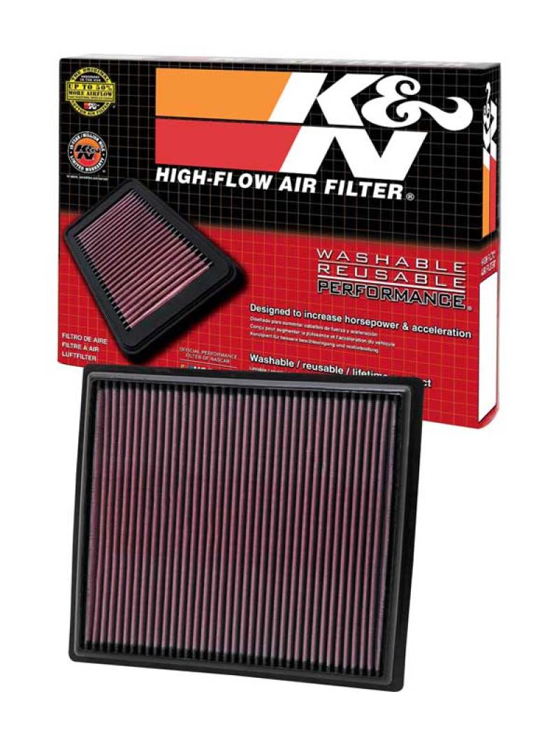 K&N 10-11 Buick Lacrosse / 11 Regal Replacement Air Filter K&N Engineering Air Filters - Drop In  AXOPROS