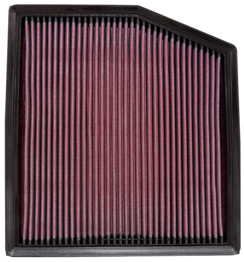 K&N 10-12 BMW 135i/335i/335i XDrive/X1 35i 3.0L L6 (E90) Replacement Air Filter K&N Engineering Air Filters - Drop In  AXOPROS