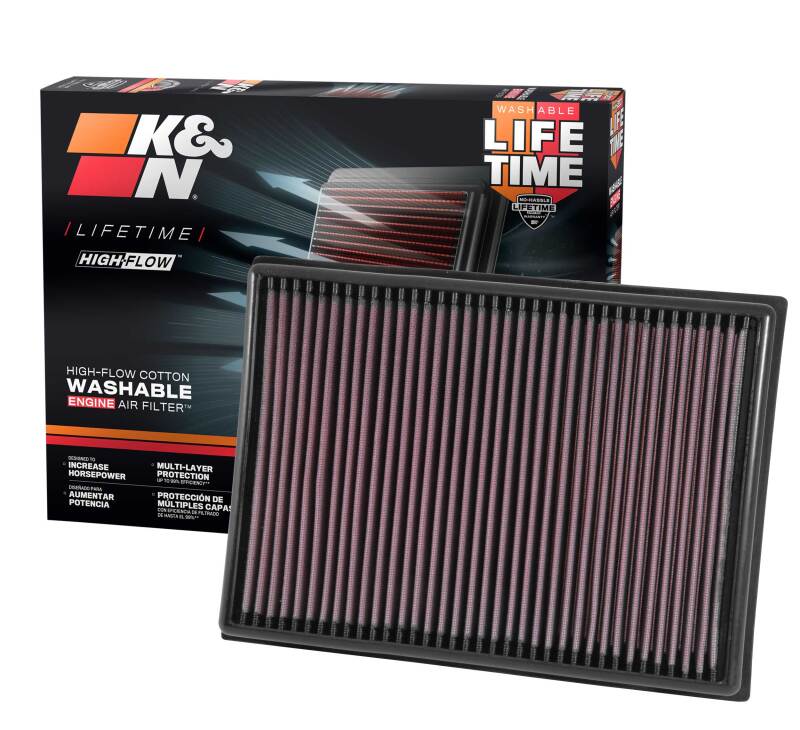 K&N 10 Toyota 4 Runner 4.0L V6 / 2010 FJ Cruiser 4.0L-V6 Drop In Air Filter K&N Engineering Air Filters - Drop In  AXOPROS