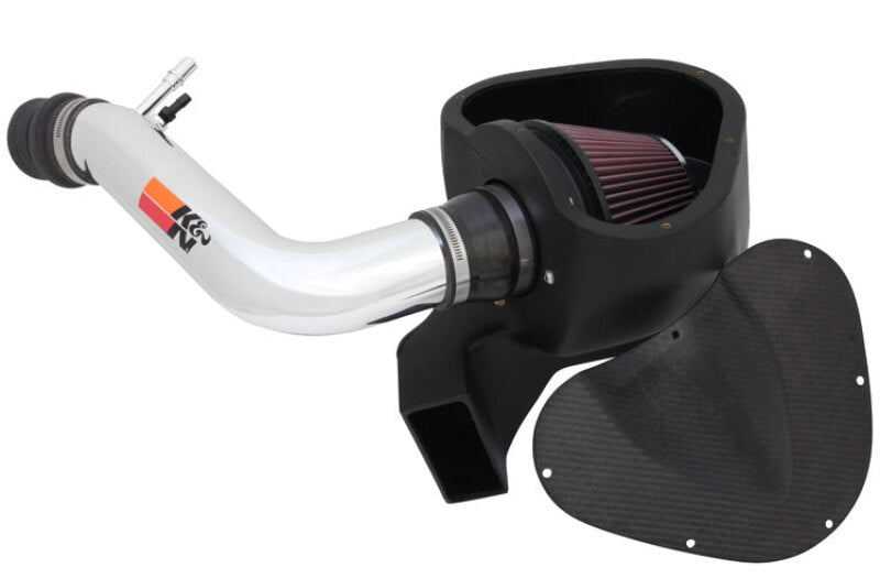 K&N 11-12 Ford Mustang 3.7L V6 Typhoon Cold Air Intake K&N Engineering Cold Air Intakes  AXOPROS