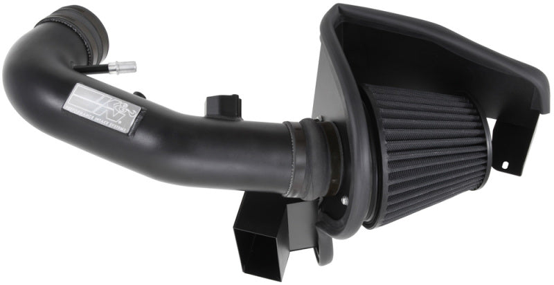 K&N 11-14 Ford Mustang GT 5.0L V8 Black Performance Intake Kit K&N Engineering Cold Air Intakes  AXOPROS