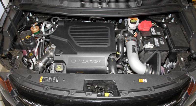 K&N 11 Ford Taurus SHO 3.5L V6 Silver Typhoon Cold Air Intake K&N Engineering Cold Air Intakes  AXOPROS