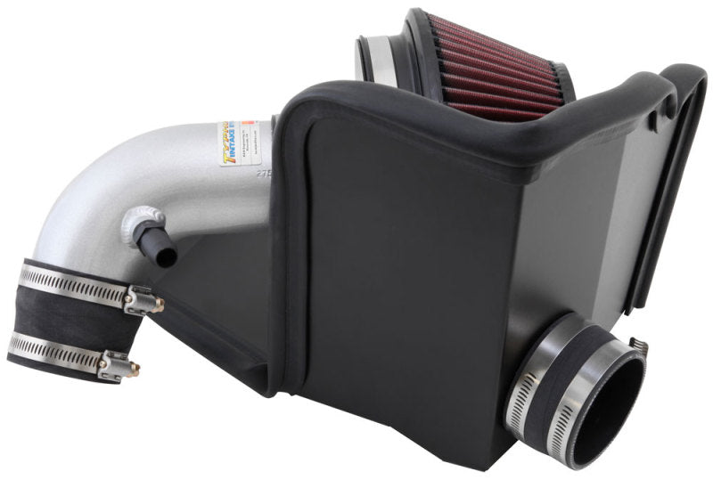 K&N 12-13 Honda Civic 1.8L L4 Silver Typhoon Intake K&N Engineering Cold Air Intakes  AXOPROS