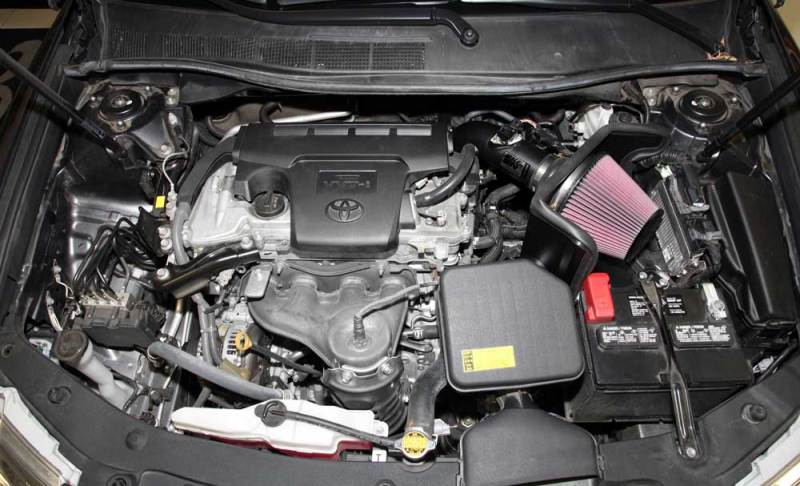 K&N 12-13 Toyota Camry 2.5L Black Typhoon Cold-Air Intake K&N Engineering Cold Air Intakes  AXOPROS