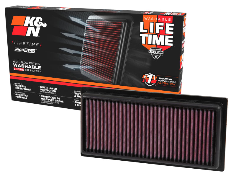 K&N 12-14 Mitsubishi Space Star L3-1.0L Replacement Air Filter K&N Engineering Air Filters - Drop In  AXOPROS