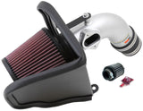 K&N 12 Chevy Sonic 1.8L Silver Typhoon Cold Air Intake K&N Engineering Cold Air Intakes  AXOPROS