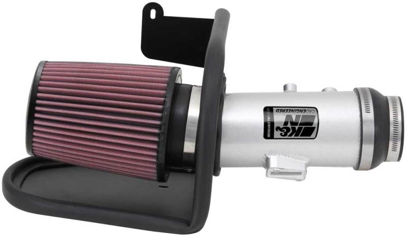 K&N 13-14 Honda Accord 3.5L V6 69 Series Typhoon Air Intake System - Silver Cold Air Intake Kit K&N Engineering Cold Air Intakes  AXOPROS