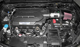 K&N 13-14 Honda Accord 3.5L V6 69 Series Typhoon Air Intake System - Silver Cold Air Intake Kit K&N Engineering Cold Air Intakes  AXOPROS