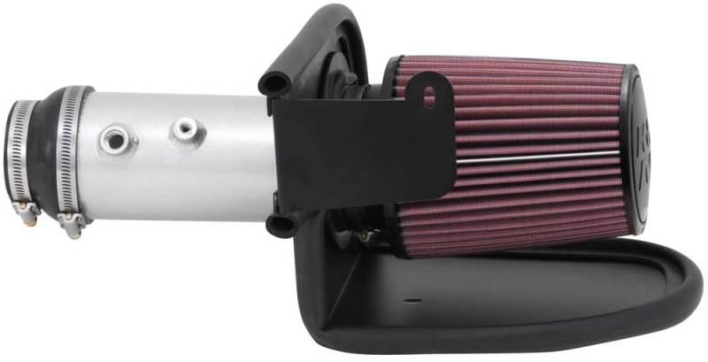 K&N 13-14 Honda Accord 3.5L V6 69 Series Typhoon Air Intake System - Silver Cold Air Intake Kit K&N Engineering Cold Air Intakes  AXOPROS
