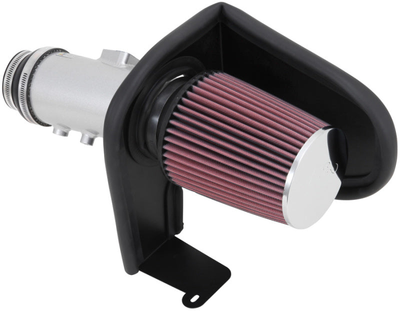 K&N 13-14 Honda Accord 3.5L V6 69 Series Typhoon Air Intake System - Silver Cold Air Intake Kit K&N Engineering Cold Air Intakes  AXOPROS