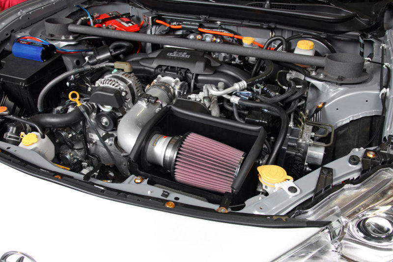 K&N 13 Subaru BRZ 2.0L / 13 Scion FR-S 2.0L Silver 69 Series Typhoon Intake K&N Engineering Cold Air Intakes  AXOPROS