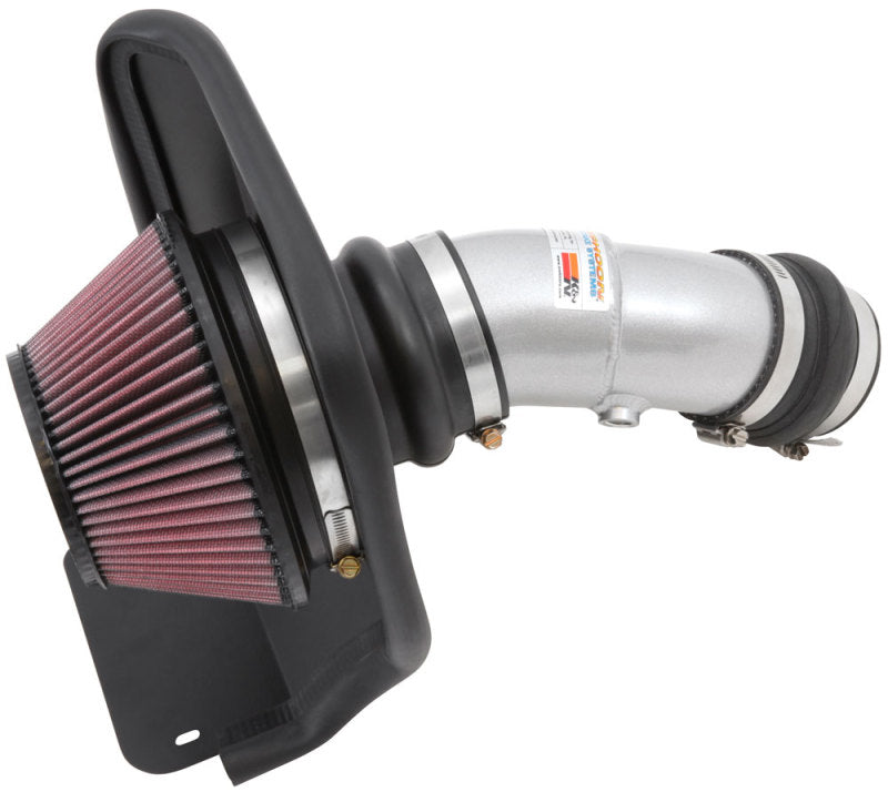 K&N 14-16 Kia Soul L4 2.0L Typhoon Cold Air Intake Aluminum Silver K&N Engineering Cold Air Intakes  AXOPROS