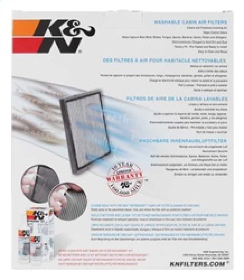 K&N 15-16 Ford Edge Cabin Air Filter K&N Engineering Cabin Air Filters  AXOPROS