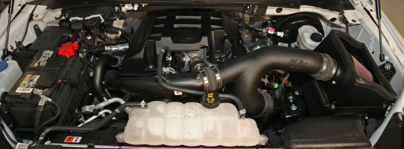 K&N 15-16 Ford F-150 2.7L V6 F/I Aircharger Intake Kit K&N Engineering Cold Air Intakes  AXOPROS