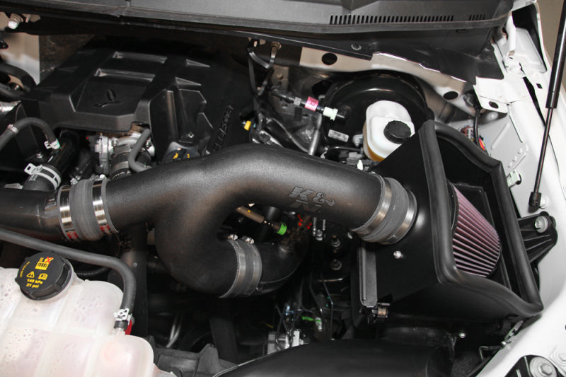 K&N 15-16 Ford F-150 2.7L V6 F/I Aircharger Intake Kit K&N Engineering Cold Air Intakes  AXOPROS