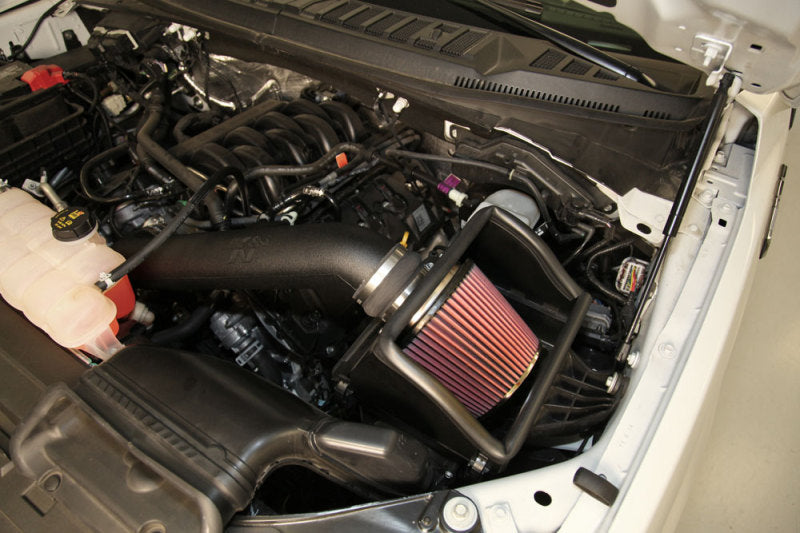 K&N 15-16 Ford F150 V8-5.0L Aircharger Performance Intake Kit K&N Engineering Cold Air Intakes  AXOPROS