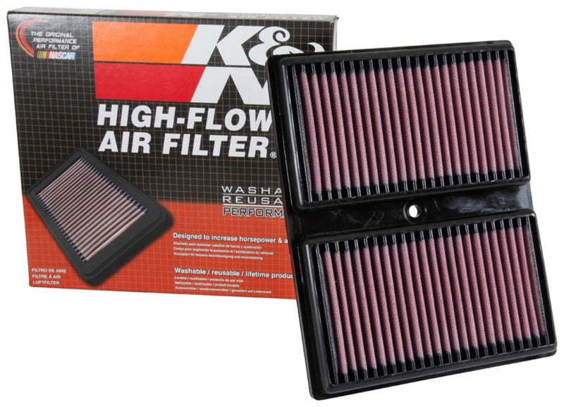 K&N 15-17 Audi A1 L3-1.0L F/l - Replacement Drop In Air Filter K&N Engineering Air Filters - Drop In  AXOPROS