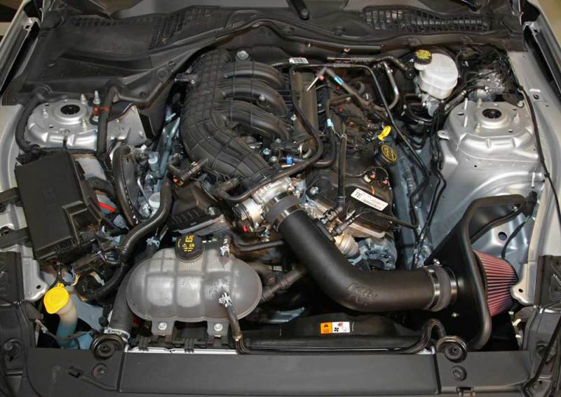 K&N 15-17 Ford Mustang 3.7L V6 F/I Performance Intake Kit K&N Engineering Cold Air Intakes  AXOPROS