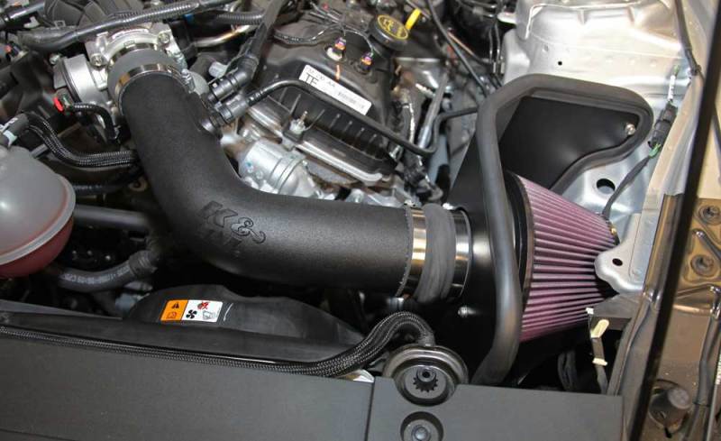 K&N 15-17 Ford Mustang 3.7L V6 F/I Performance Intake Kit K&N Engineering Cold Air Intakes  AXOPROS