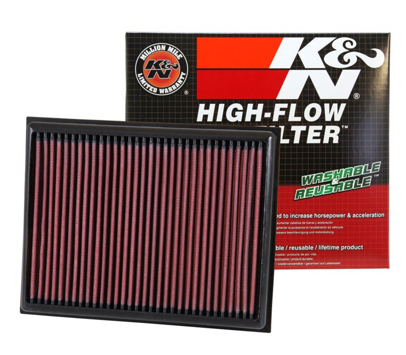 K&N 15-17 Nissan NP300 L4-2.3L DSL Drop In Air Filter K&N Engineering Air Filters - Drop In  AXOPROS