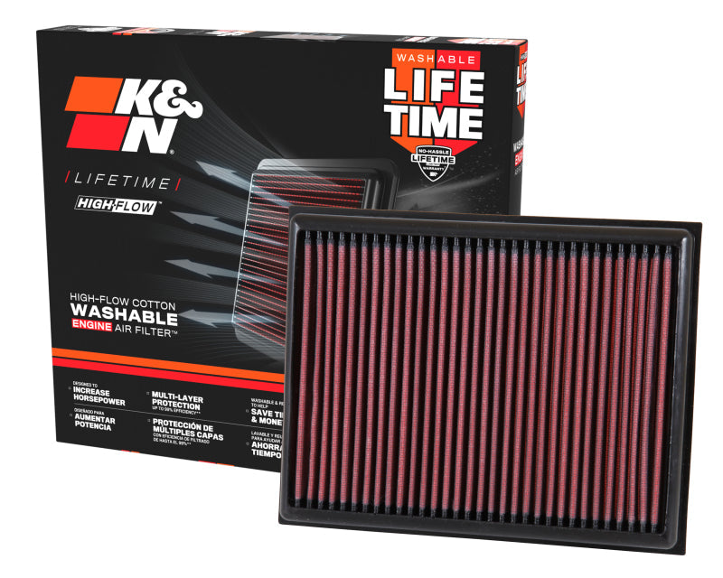 K&N 15-17 Nissan NP300 L4-2.3L DSL Drop In Air Filter K&N Engineering Air Filters - Drop In  AXOPROS