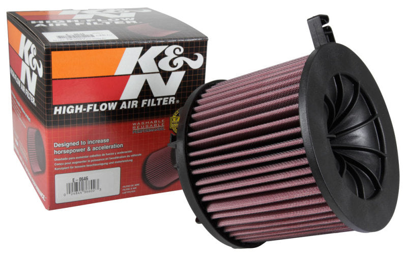 K&N 15-18 Audi A4 L4-1.4L 18-20 A5/RS5 2021 Q5 F/I Drop In Replacement Air Filter K&N Engineering Air Filters - Drop In  AXOPROS