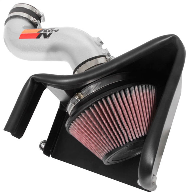 K&N 15-18 Hyundai Sonata L4-2.4L F/I Silver Typhoon Short Ram Intake K&N Engineering Cold Air Intakes  AXOPROS
