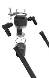 K&N 15-23 Ford Mustang 2.3L Ecoboost Oil Catch Can K&N Engineering Oil Separators  AXOPROS