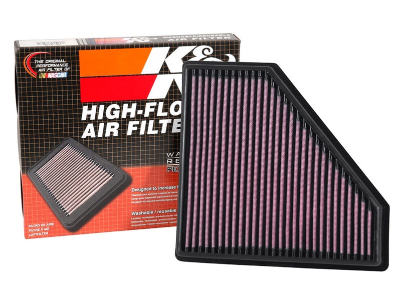K&N 16-17 Cadillac CTS-V 6.2L V8 Drop In Air Filter K&N Engineering Air Filters - Drop In  AXOPROS