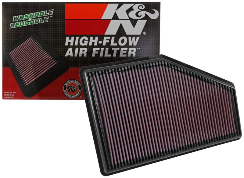 K&N 16-17 Chevrolet Malibu L4 1.5L F/I Replacement Air Filter K&N Engineering Air Filters - Drop In  AXOPROS