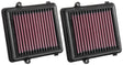 K&N 16-17 Honda CRF1000L Africa Twin 998 Replacement Drop In Air Filter (2 Per Box) K&N Engineering Air Filters - Drop In  AXOPROS