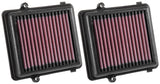 K&N 16-17 Honda CRF1000L Africa Twin 998 Replacement Drop In Air Filter (2 Per Box) K&N Engineering Air Filters - Drop In  AXOPROS