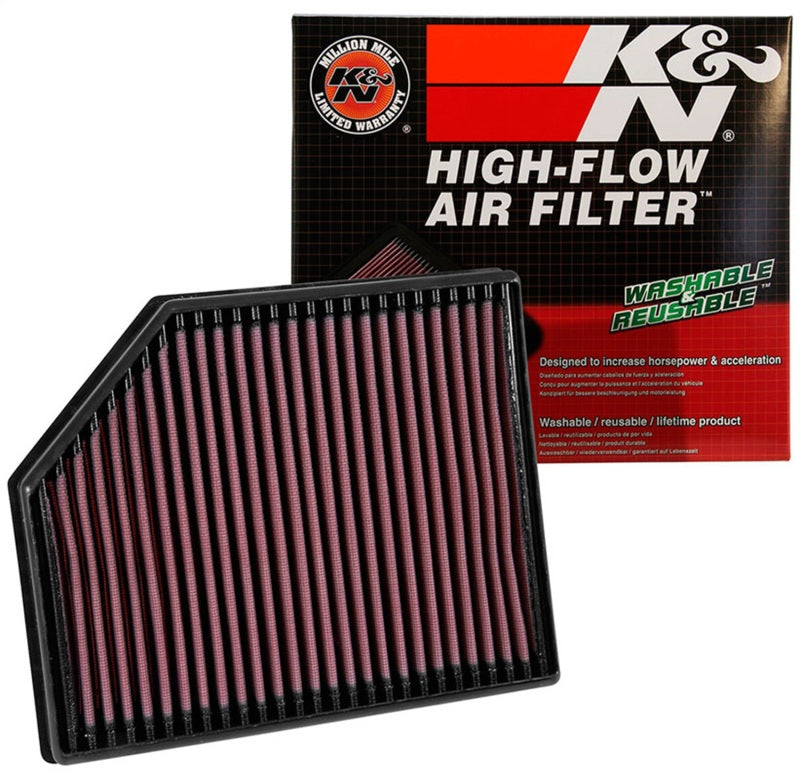 K&N 16-17 Volvo V90 II L4-2.0L DSL Drop In Replacement Air Filter K&N Engineering Air Filters - Drop In  AXOPROS
