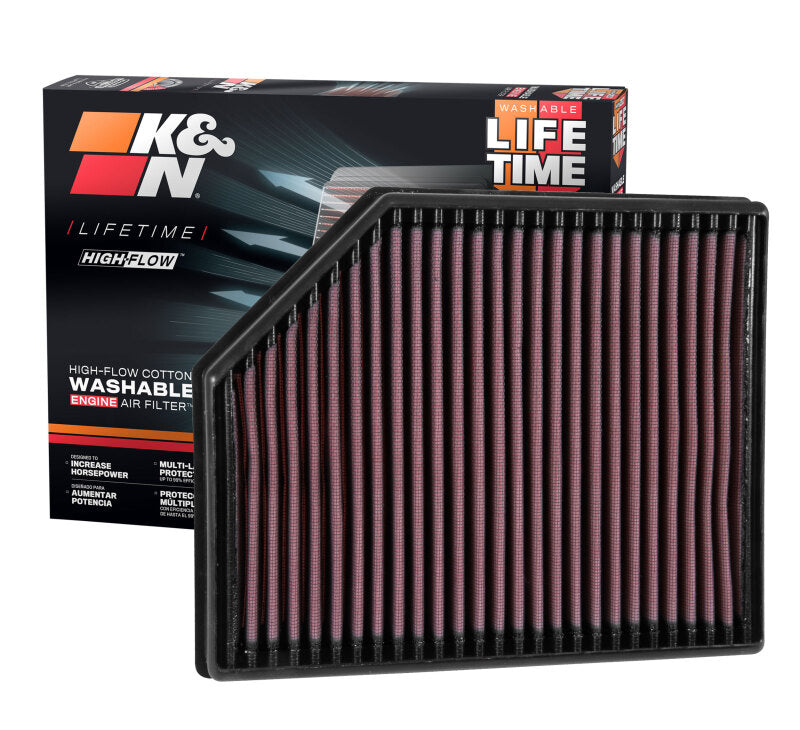 K&N 16-17 Volvo V90 II L4-2.0L DSL Drop In Replacement Air Filter K&N Engineering Air Filters - Drop In  AXOPROS