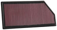 K&N 16-18 Mercedes Benz E200d L4-2.0L Diesel Drop In Air Filter K&N Engineering Air Filters - Drop In  AXOPROS