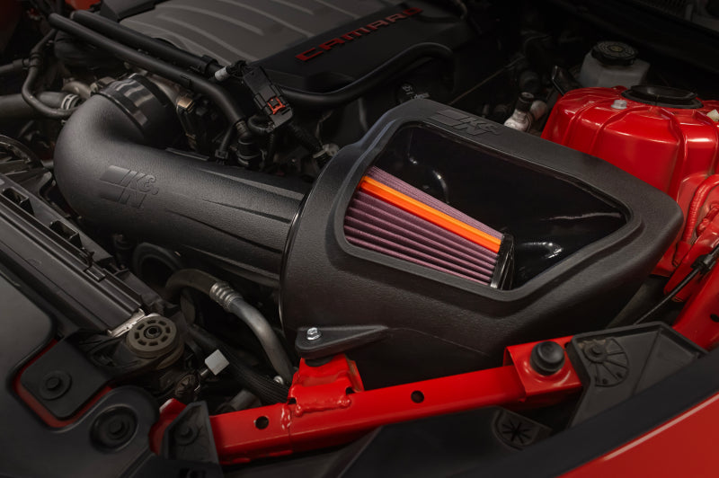 K&N 16-24 Chevy CamaroSS V8-6.2L F Performance Air Intake System K&N Engineering Cold Air Intakes  AXOPROS