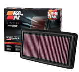 K&N 16 Honda Pilot 3.5L V6 Drop In Air Filter K&N Engineering Air Filters - Drop In  AXOPROS