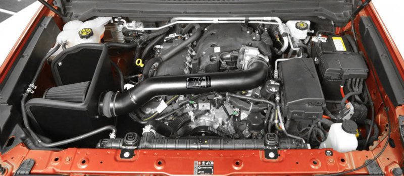 K&N 17-18 Chevrolet Colorado 3.6L V6 Black Performance Intake Kit K&N Engineering Cold Air Intakes  AXOPROS